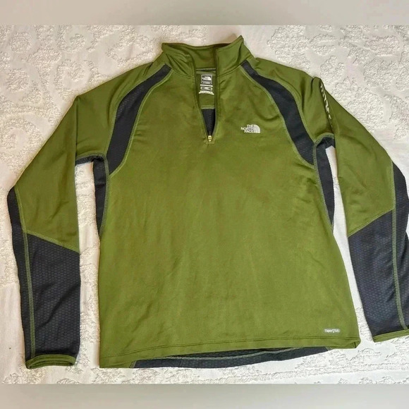 The North Face Flight Series Vapor Wick Mens Green Sweater - Picture 1 of 4